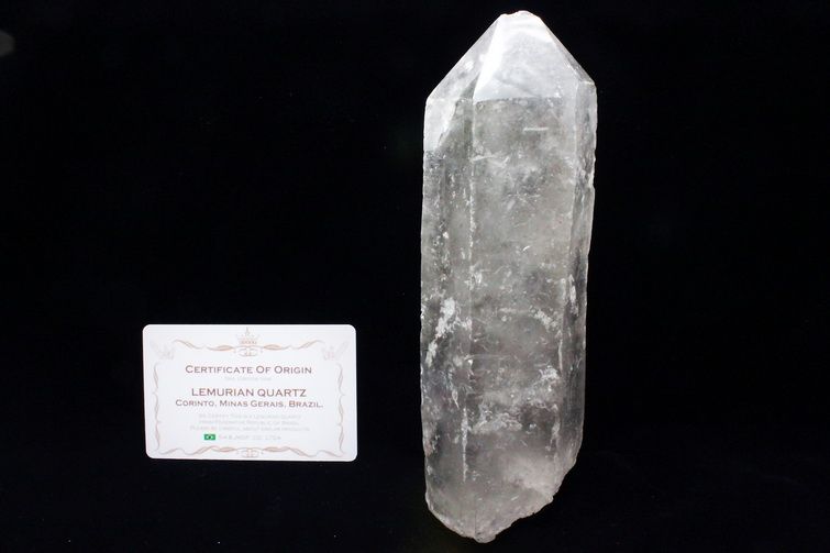 レムリアンシード ガーデン水晶 原石 ミナスジェライス州コリント産 ※証明書付き[T370-5031] 1枚目