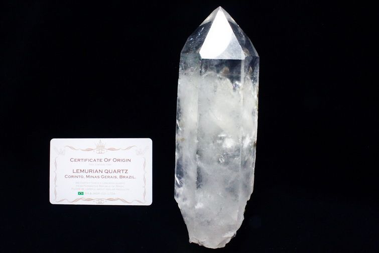 レムリアンシード ガーデン水晶 原石 ミナスジェライス州コリント産 ※証明書付き[T370-5032] 1枚目