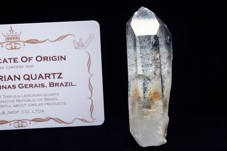 レムリアンシード ガーデン水晶 原石 ミナスジェライス州コリント産 ※証明書付き[T370-5034] 1枚目