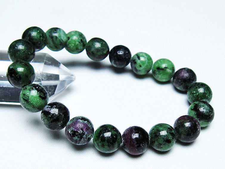 ルビーインゾイサイト ブレスレット 11mm [t372-3099] 1枚目