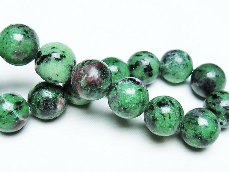 ルビーインゾイサイト ブレスレット 13mm [t372-3433] 2枚目