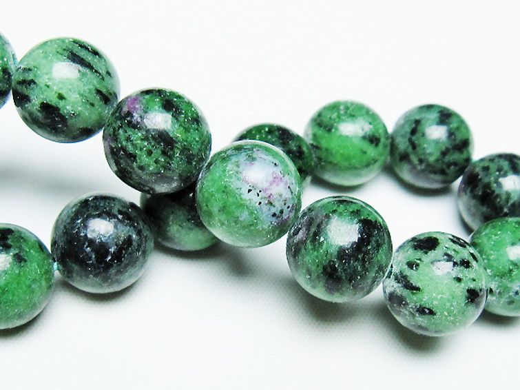 ルビーインゾイサイト ブレスレット 13mm [t372-3445] 2枚目