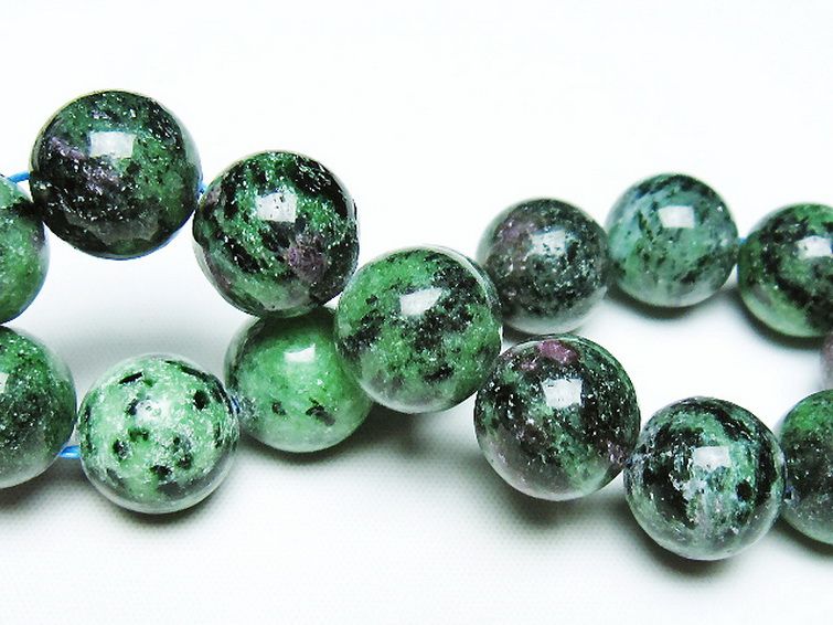 ルビーインゾイサイト ブレスレット 14mm [t372-3480] 2枚目