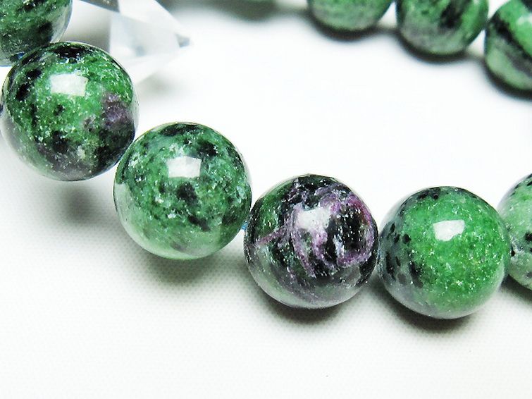 ルビーインゾイサイト ブレスレット 15mm [t372-3507] 3枚目