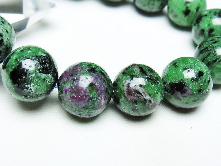 ルビーインゾイサイト ブレスレット 15mm [T372-3512] 3枚目