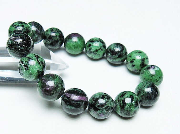 ルビーインゾイサイト ブレスレット 15mm [t372-3532] 1枚目