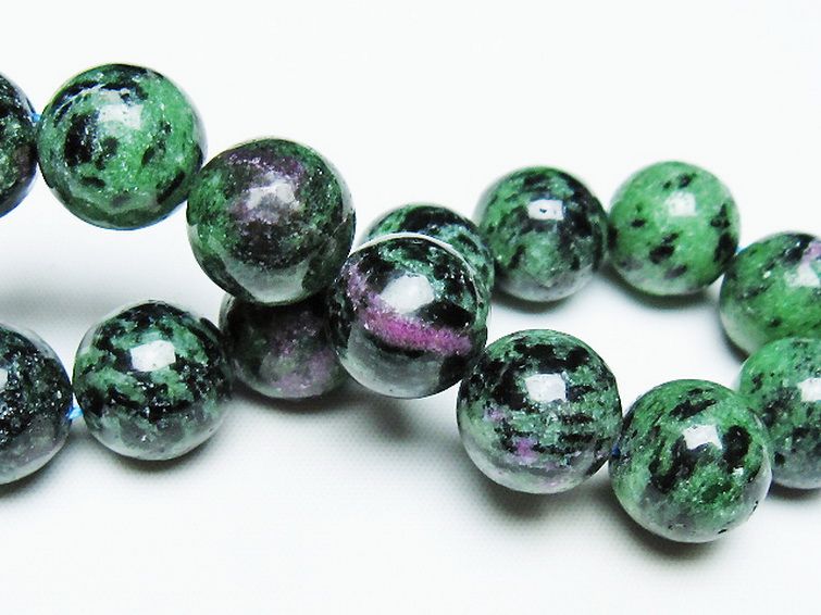 ルビーインゾイサイト ブレスレット 15mm [t372-3532] 2枚目