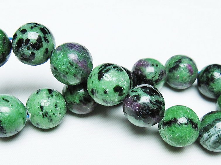 ルビーインゾイサイト ブレスレット 14mm [T372-3538] 2枚目