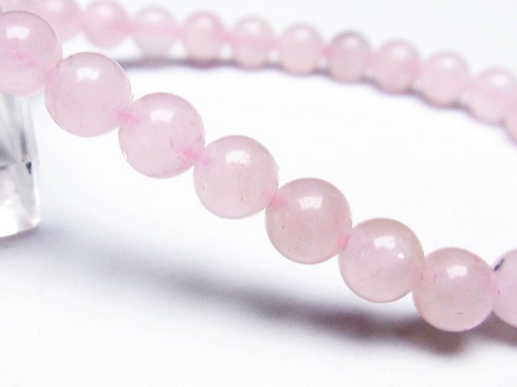 ローズクォーツ ブレスレット 6mm [T373-5589] 3枚目