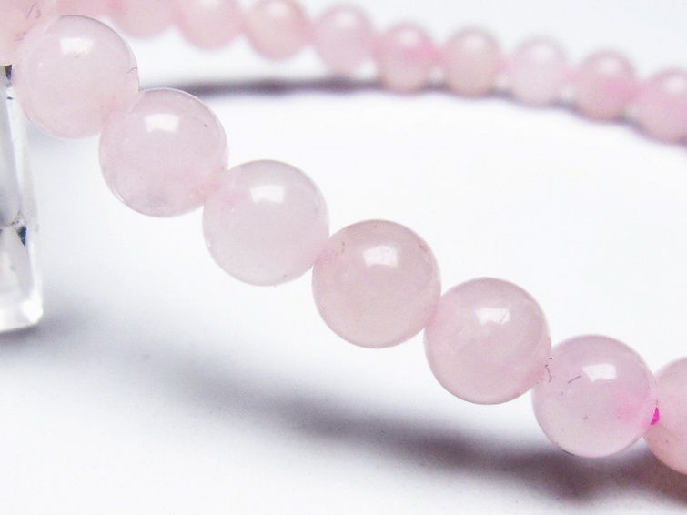 ローズクォーツ ブレスレット 6mm [T373-5594] 3枚目