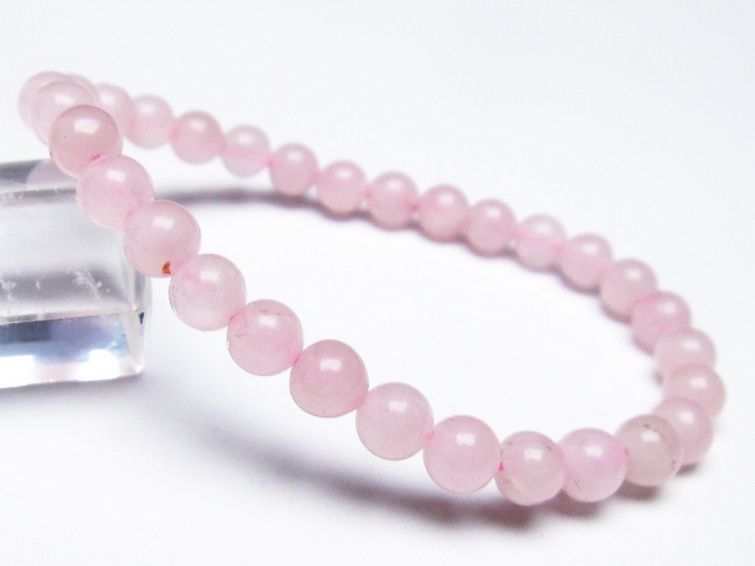 ローズクォーツ ブレスレット 6mm [T373-5608] 1枚目