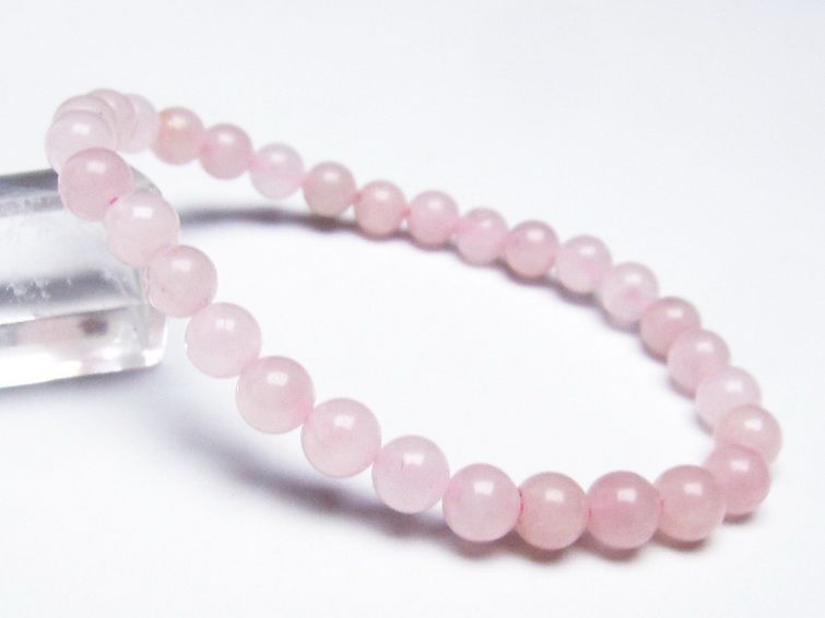 ローズクォーツ ブレスレット 6mm [T373-5614] 1枚目