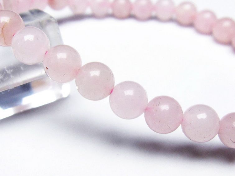 ローズクォーツ ブレスレット 6mm [T373-5614] 3枚目