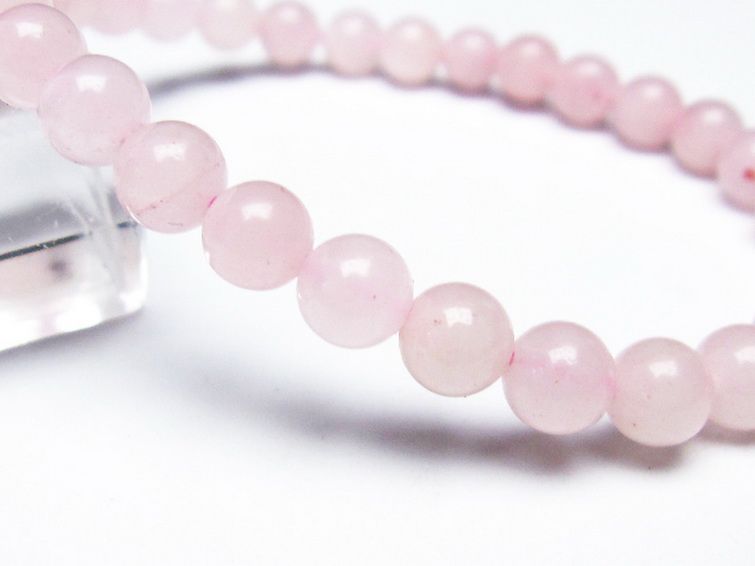 ローズクォーツ ブレスレット 6mm [T373-5616] 3枚目