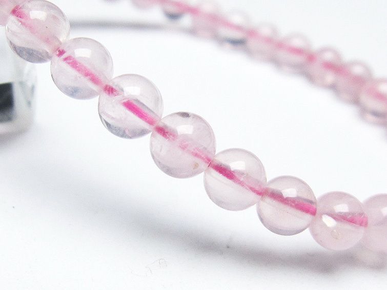 ローズクォーツ ブレスレット 6mm [T373-5737] 3枚目