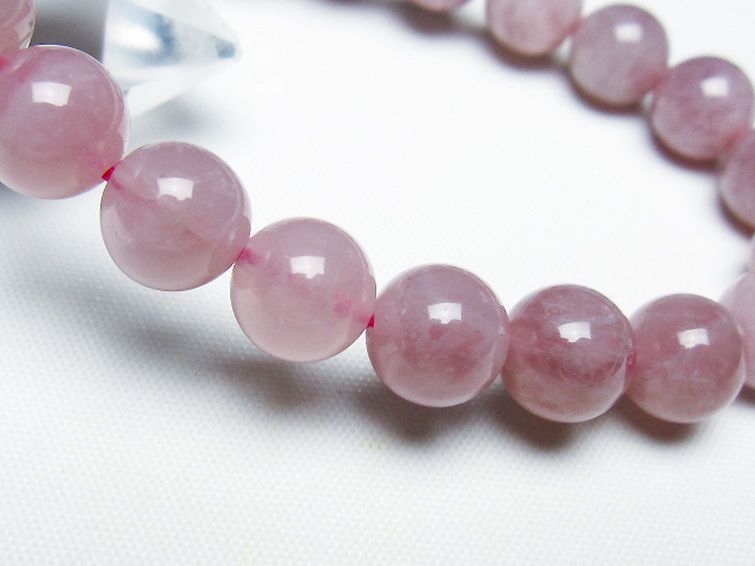 ローズクォーツ ブレスレット 9mm [t373-6775] 3枚目