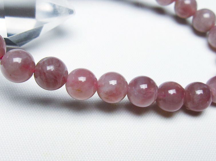 ローズクォーツ ブレスレット 7mm [T373-6801] 3枚目