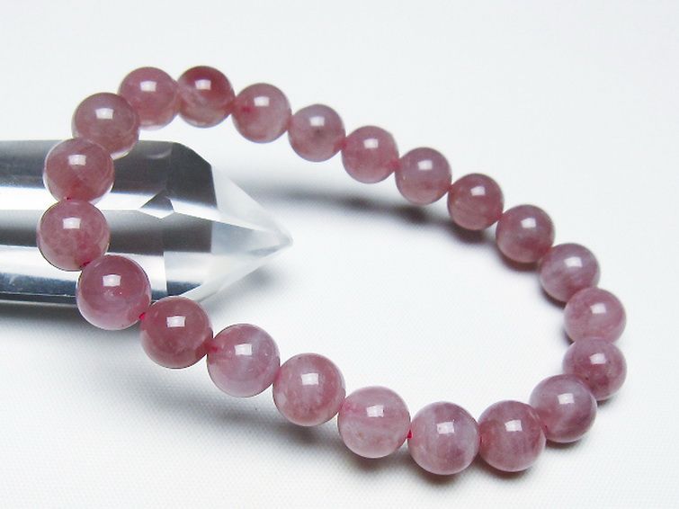 ローズクォーツ ブレスレット 9mm [t373-6807] 1枚目