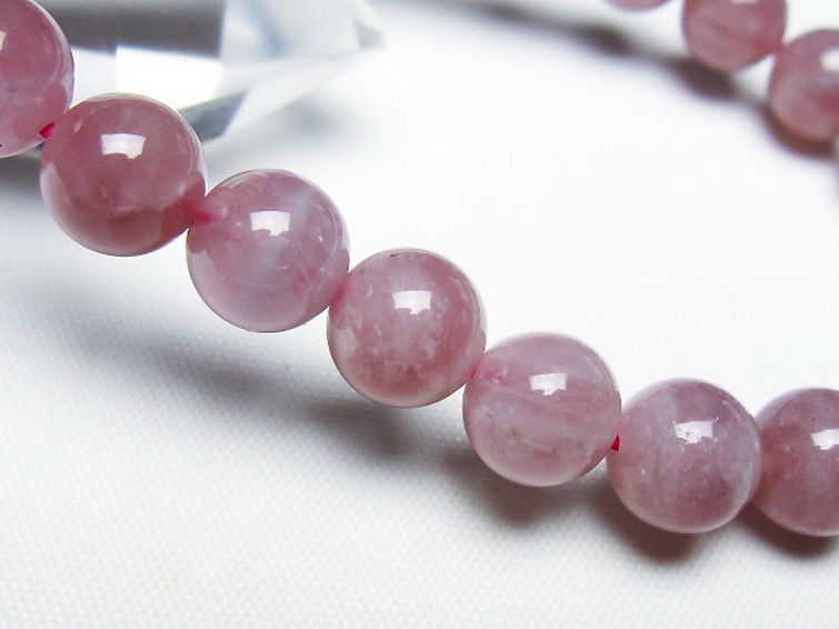 ローズクォーツ ブレスレット 9mm [t373-6807] 3枚目