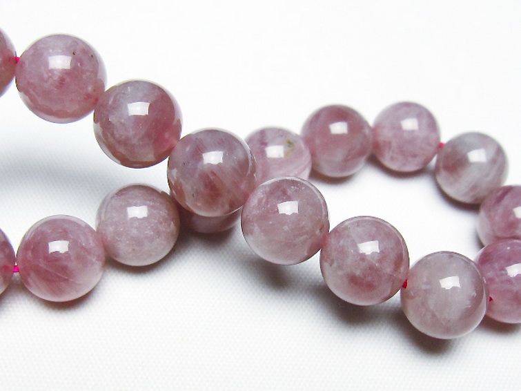 ローズクォーツ ブレスレット 10mm [T373-6820] 2枚目