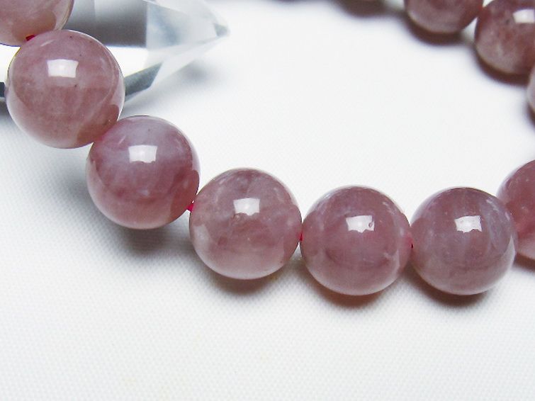 ローズクォーツ ブレスレット 12mm [T373-6838] 3枚目