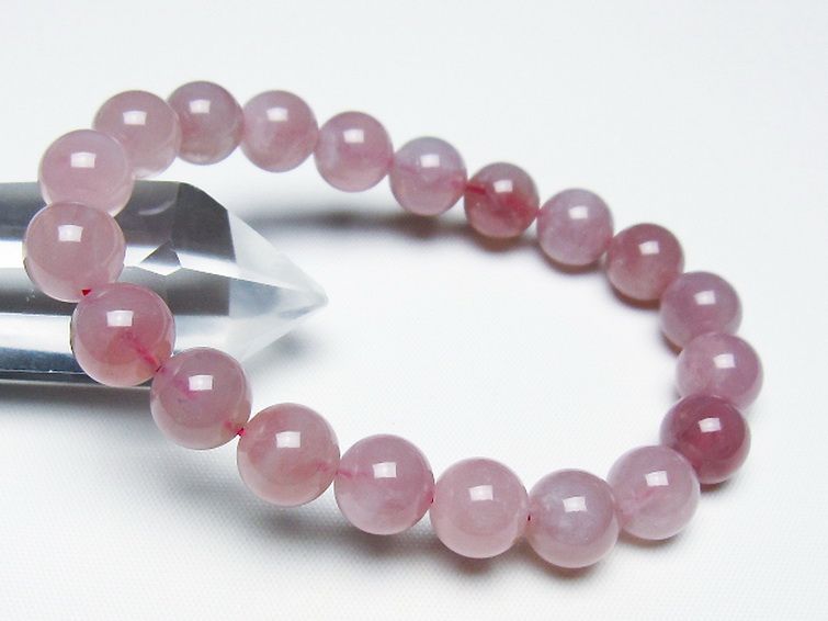 ローズクォーツ ブレスレット 10mm [t373-6847] 1枚目