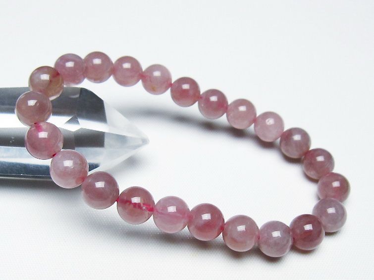 ローズクォーツ ブレスレット 8mm [t373-6865] 1枚目