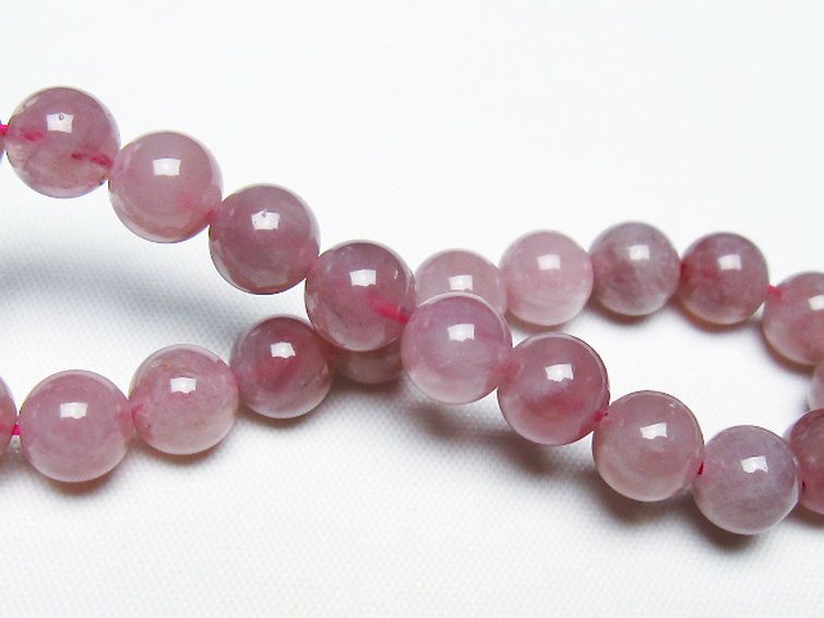ローズクォーツ ブレスレット 8mm [t373-6865] 2枚目