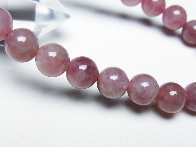 ローズクォーツ ブレスレット 8mm [t373-6867] 3枚目