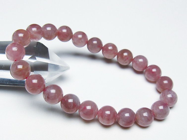 ローズクォーツ ブレスレット 9mm [T373-6868] 1枚目