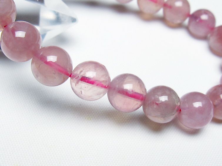 ローズクォーツ ブレスレット 9mm [T373-6869] 3枚目