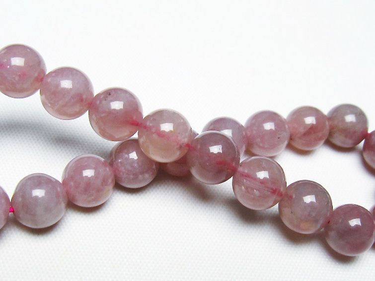 ローズクォーツ ブレスレット 8mm [T373-6872] 2枚目