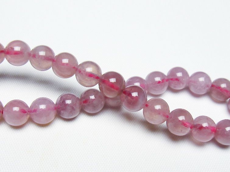 ローズクォーツ ブレスレット 7mm [T373-6881] 2枚目
