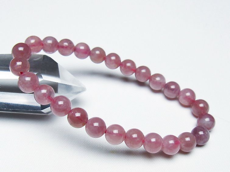 ローズクォーツ ブレスレット 7mm [t373-6887] 1枚目