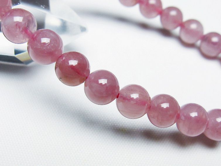 ローズクォーツ ブレスレット 7mm [t373-6887] 3枚目