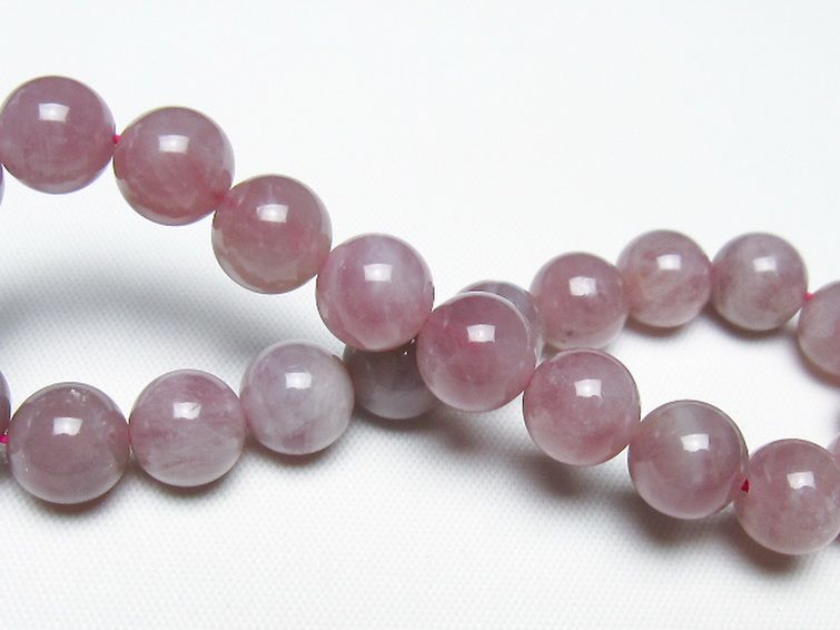 ローズクォーツ ブレスレット 9mm [t373-6894] 2枚目