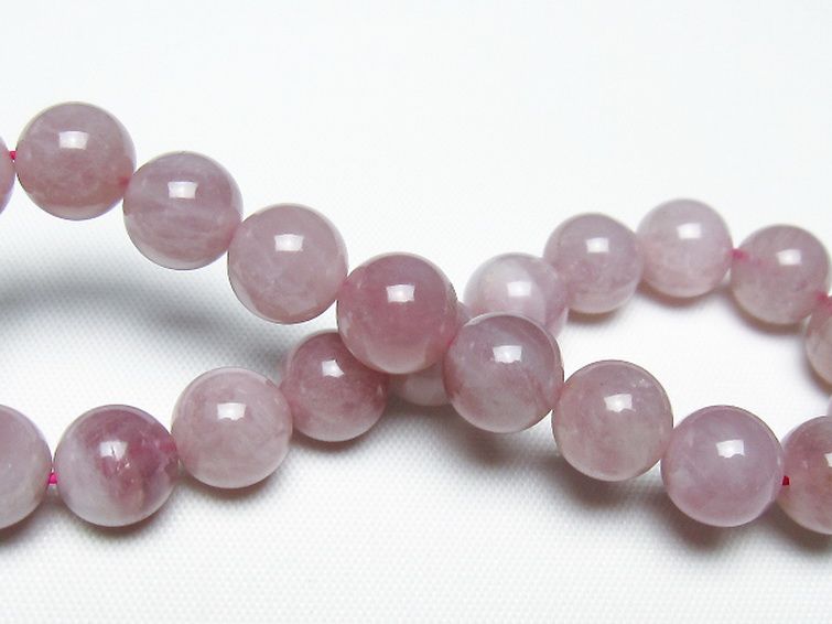 ローズクォーツ ブレスレット 9mm [t373-6895] 2枚目