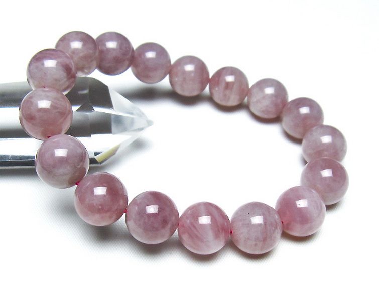 ローズクォーツ ブレスレット 12mm [t373-6911] 1枚目