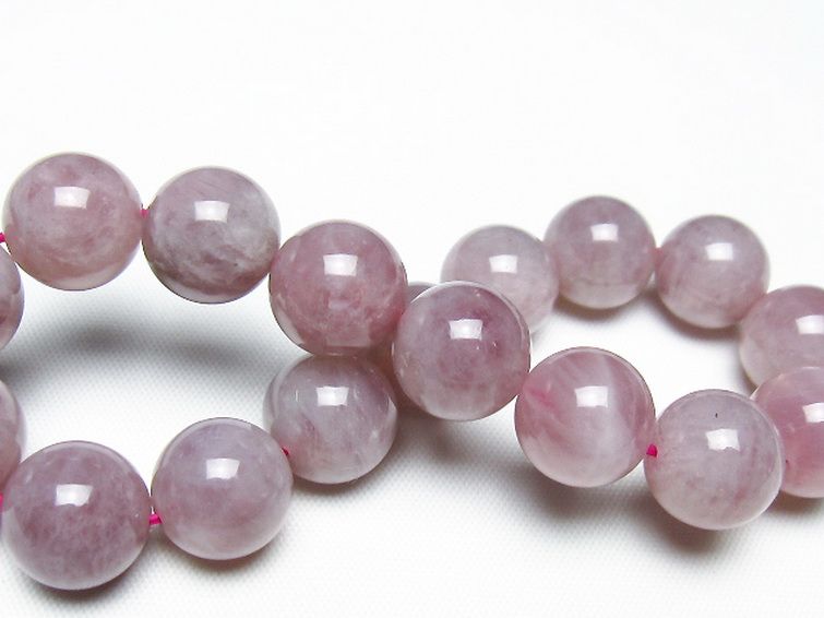 ローズクォーツ ブレスレット 12mm [t373-6911] 2枚目