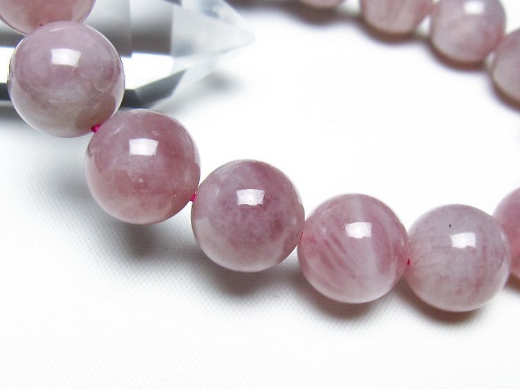 ローズクォーツ ブレスレット 12mm [t373-6911] 3枚目
