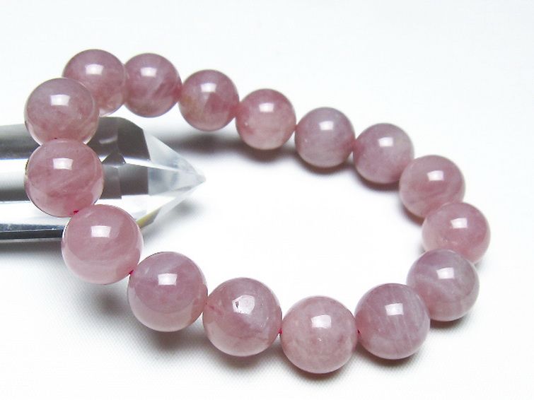 ローズクォーツ ブレスレット 13mm [t373-6913] 1枚目