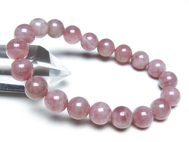 ローズクォーツ ブレスレット 10mm [t373-6928] 1枚目