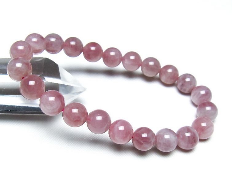 ローズクォーツ ブレスレット 9mm [t373-6938] 1枚目