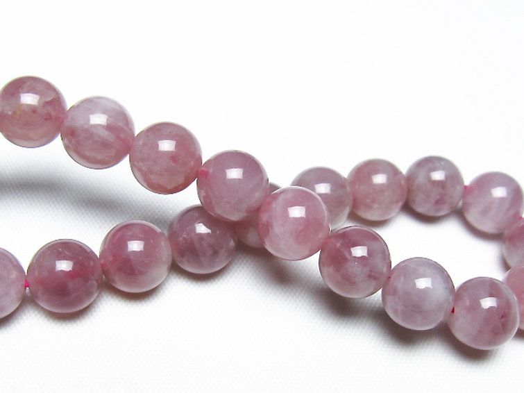 ローズクォーツ ブレスレット 9mm [t373-6938] 2枚目