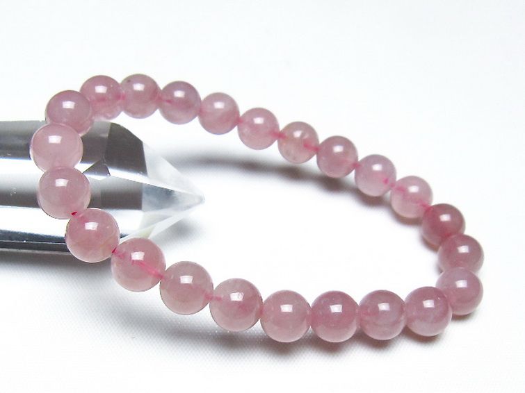 ローズクォーツ ブレスレット 8mm [t373-6953] 1枚目