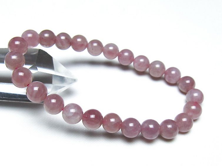 ローズクォーツ ブレスレット 8mm [t373-6965] 1枚目