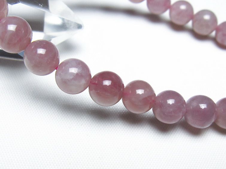 ローズクォーツ ブレスレット 8mm [t373-6965] 3枚目