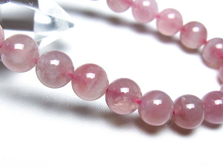 ローズクォーツ ブレスレット 8mm [t373-6968] 3枚目