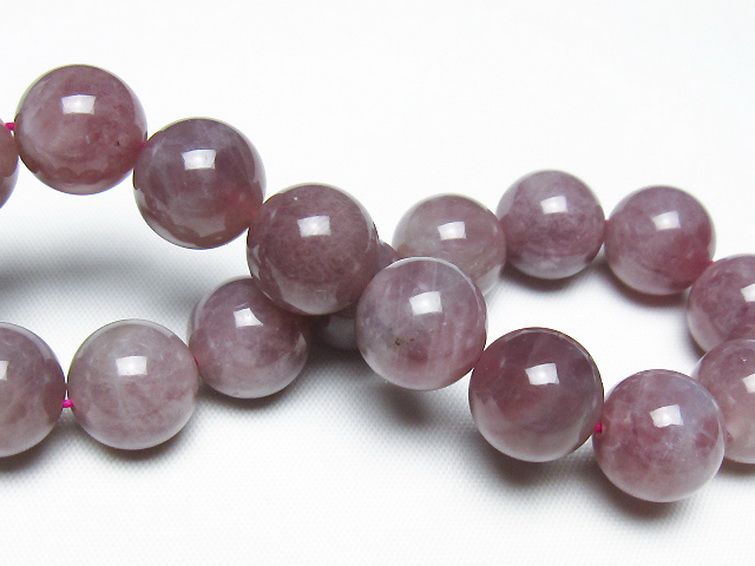 ローズクォーツ ブレスレット 13mm [t373-7052] 2枚目