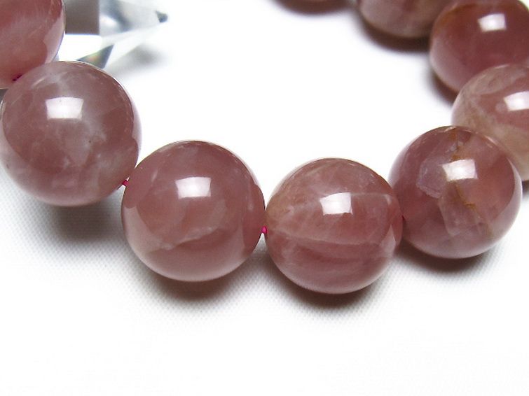 ローズクォーツ ブレスレット 17mm [t373-7054] 3枚目